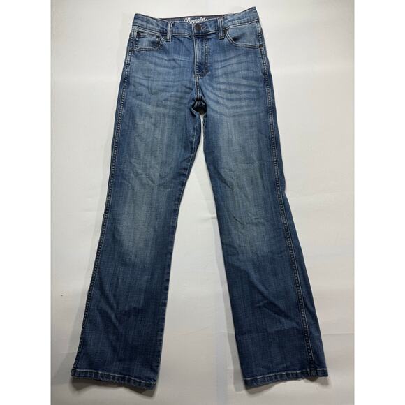 Wrangler Retro Youth Boys Relaxed Bootcut Blue Denim Jeans - Size 16 Reg (28x30) - Picture 1 of 5